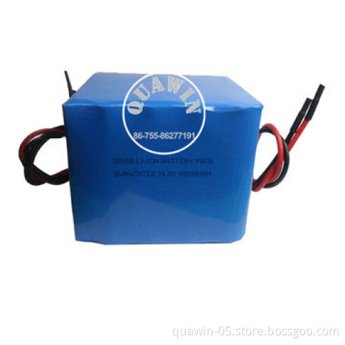 18650 Lithium Battery Pack 14.8V 9600mAh(4S4P)